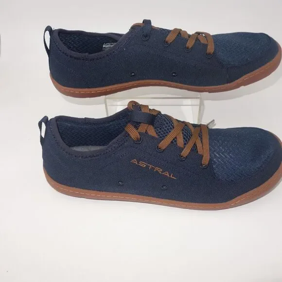 NEW Astral Loyak Men's 10 Shoes Navy Blue & Brown Water Barefoot Minimalist - Picture 2 of 8